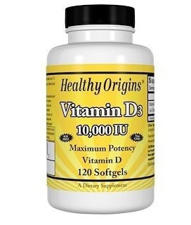 Vitamina D3 10.000 120s HEALTHY Origins