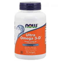 Ultra Omega 3-D 90 Softgels NOW Foods
