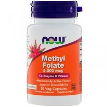 Methyl Folate 5.000mcg 50vcaps NOW Foods