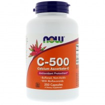 Vitamina C 500 Calcium ASCOR.. 250 caps NOW Foods