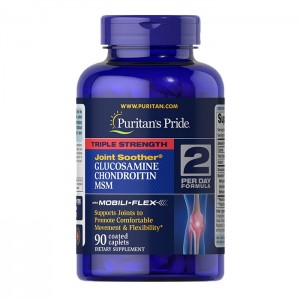 Triple Strength Glucosamine. Chondroitin & MSM Joint Soother® 90s PURITAN
