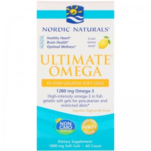 Ultimate Omega Fish Gels 60s Nordic naturals