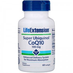 Super Ubiquinol Coq10 100mg 60s LIFE Extension