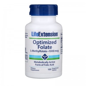 Optmized Folate 1700mcg 100tbs LIFE Extension