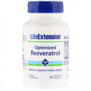 Optimized Resveratrol 60 vegetarian capsules LIFE Extension