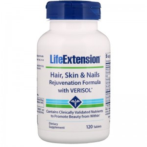 Hair Skin Nails 120 tabs LIFE Extension